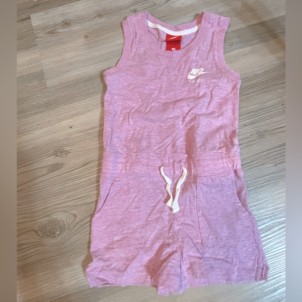 Purple sleeveless Nike romper
